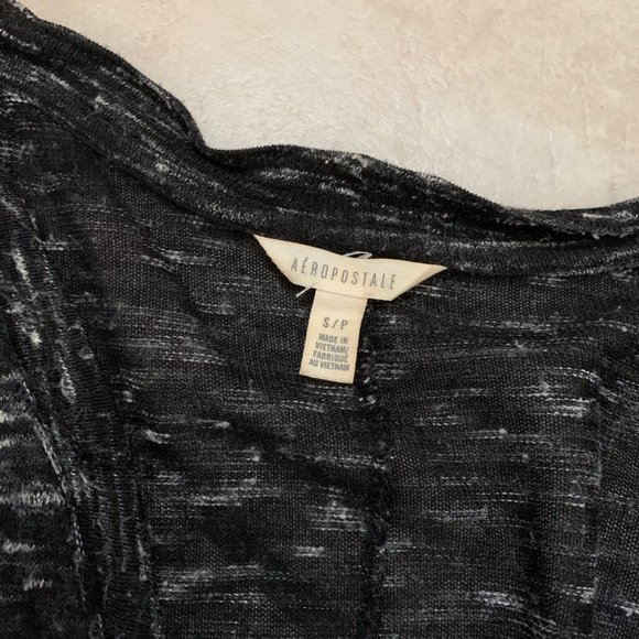 Aeropostale black and white marble cardigan - Picture 4 of 4